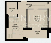 2-комн, 58кв м, этаж 10/11 улица Героя России Виталия Мариенко, 8