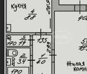 1-комн, 36кв м, этаж 3/5 ул Советская, 6А