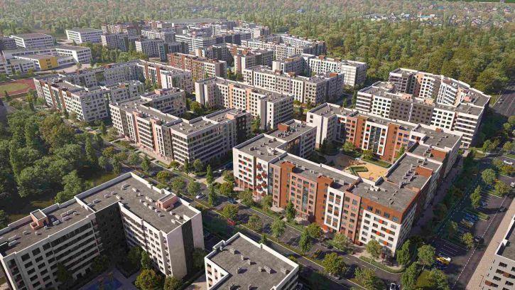 1-комн квартира в новом доме Героя России Катериничева улица, д.1