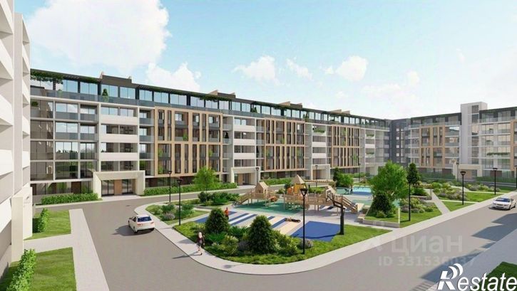 3-комн квартира в новом доме