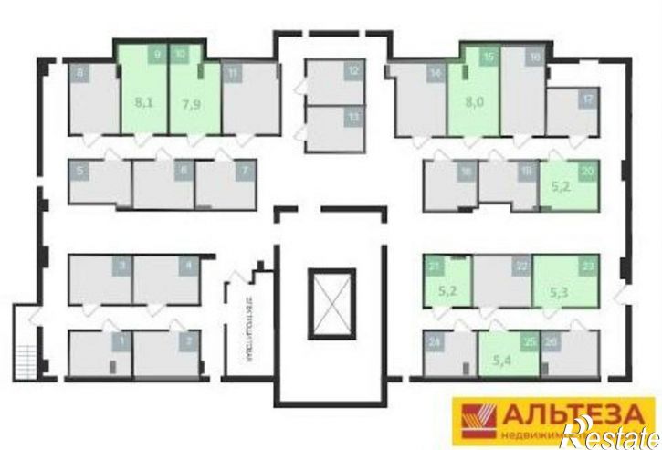 3-комн квартира ул Сенявина, 2А,  д. 2А