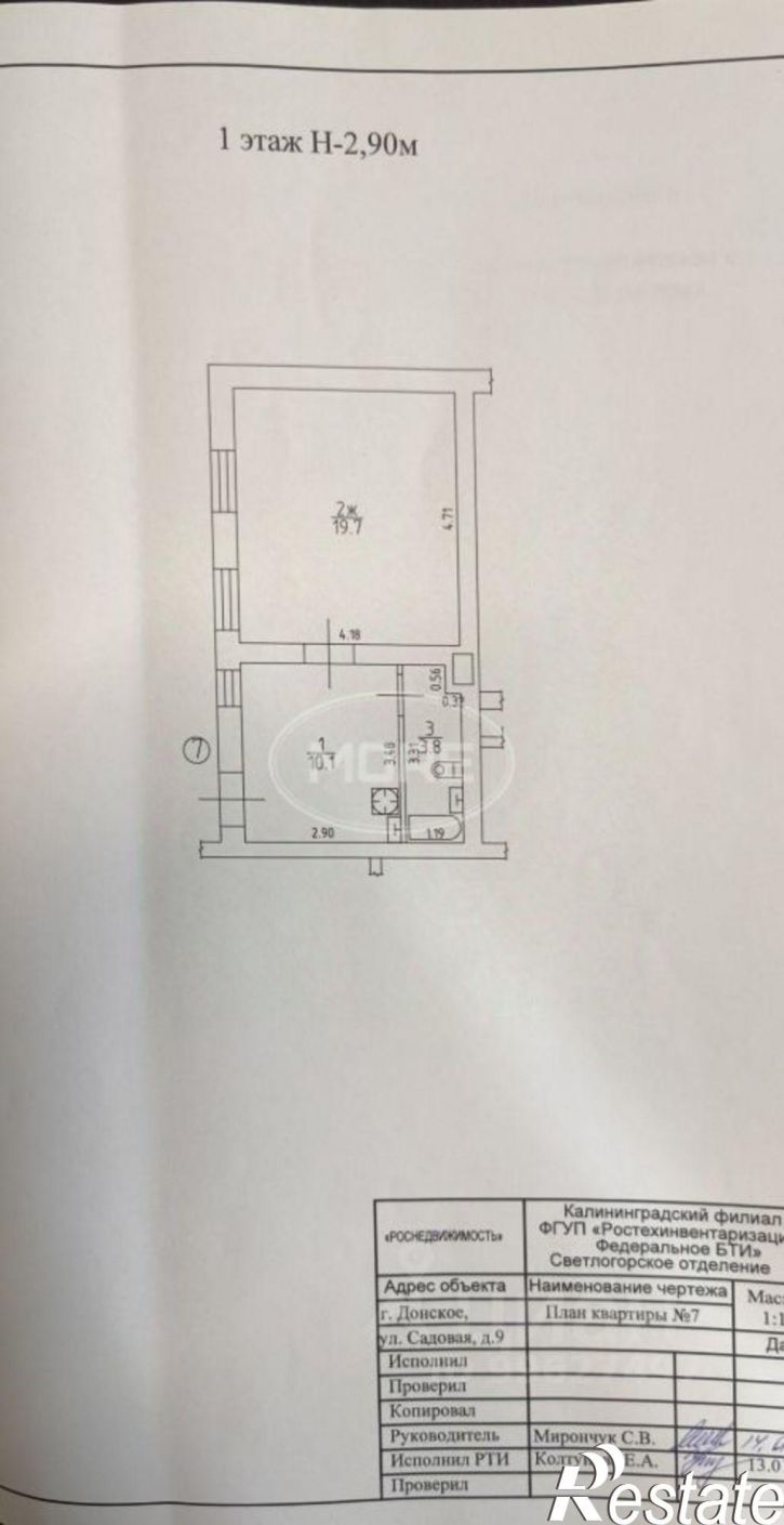 1-комн квартира